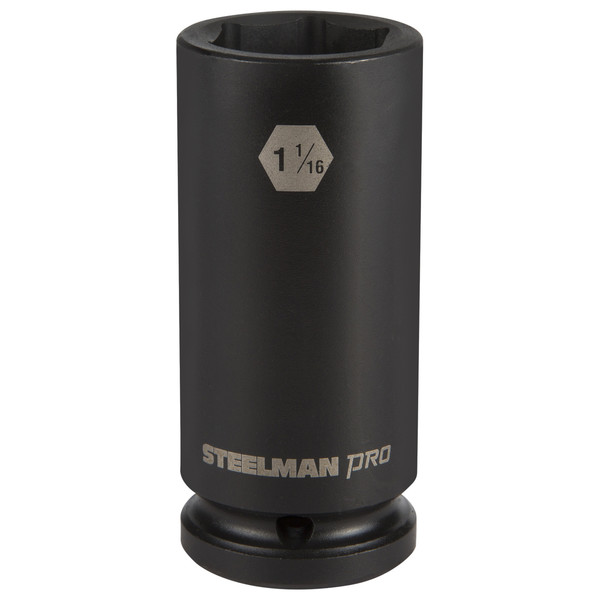 Steelman 3/4" Drive x 1-1/16" 6-Point Deep Impact Socket 79266